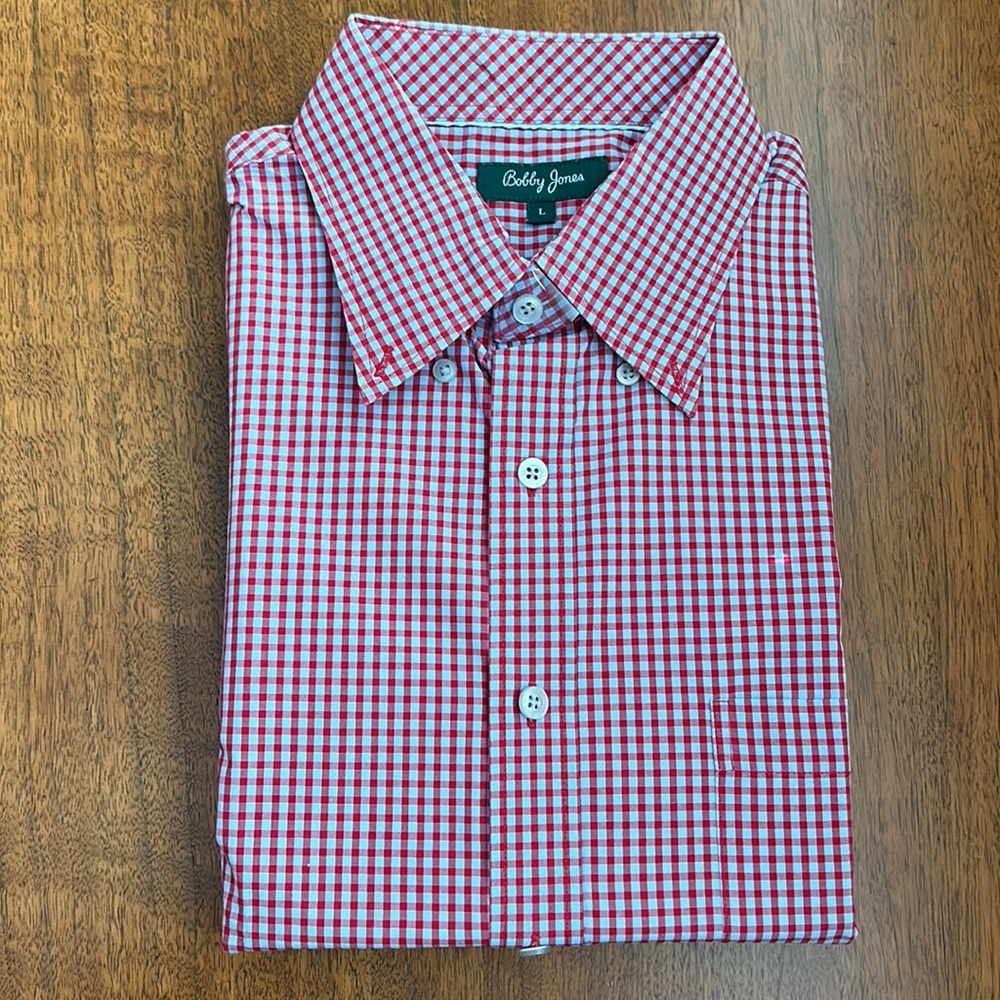 Bobby Jones Long Sleeved Button Down Collar Shirt